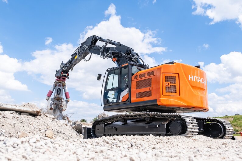 Der Hitachi ZX375USLC-7 Raupenbagger